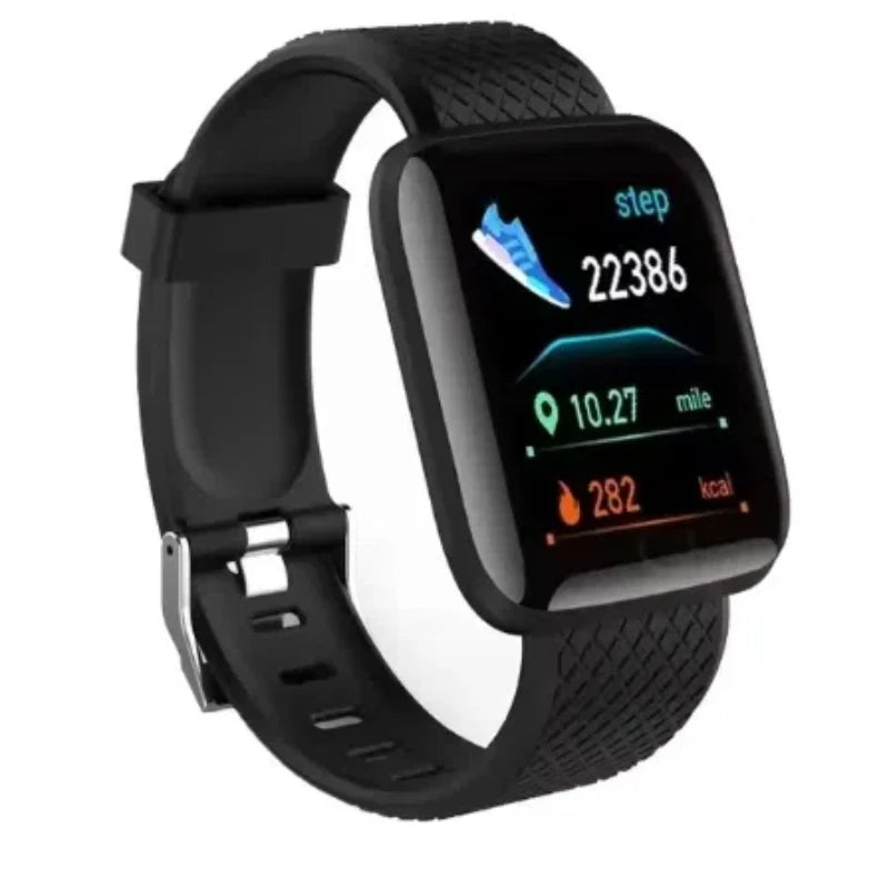 Reloj inteligente multifunción para hombres, mujeres y niños, recordatorio de mensajes, control de música, pasos deportivos, calorías, reloj inteligente D13, despertador 116Plus