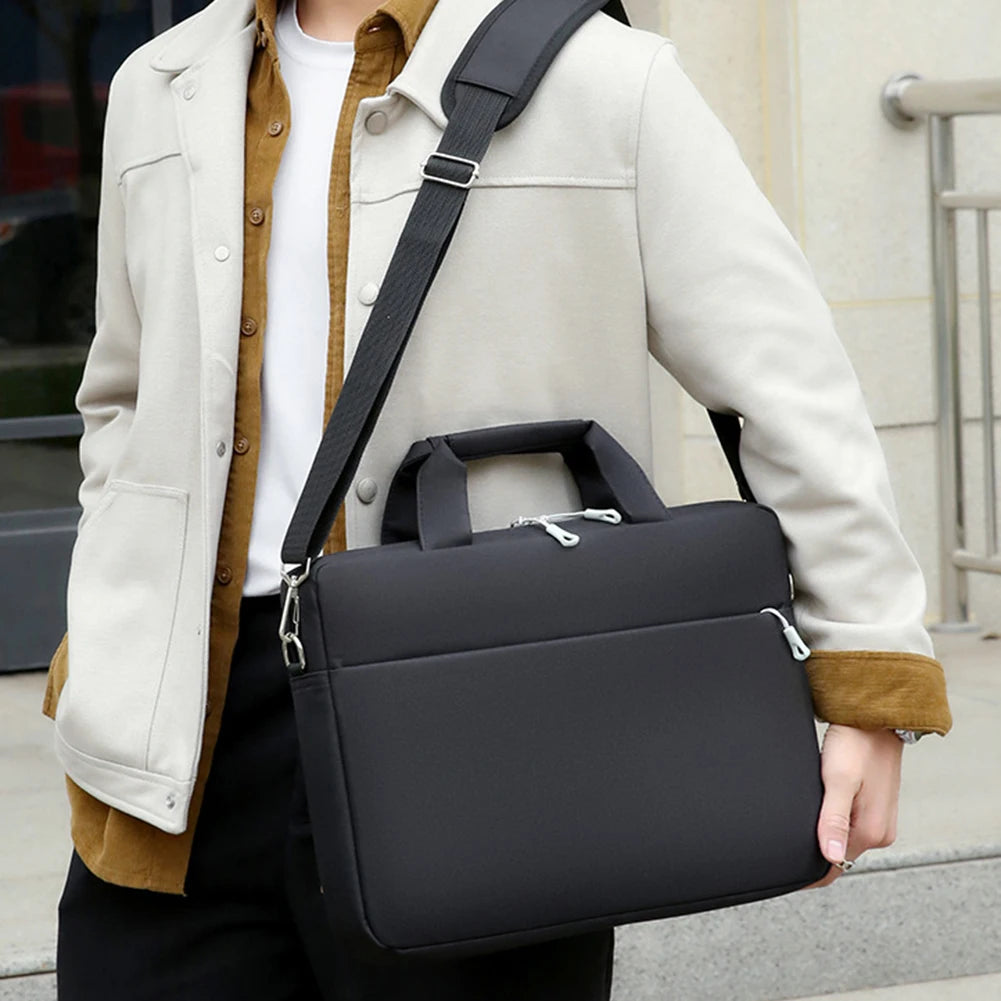 Sacoche pour ordinateur portable 15 pouces, sacoche fine et minimaliste avec poignée pour voyage d'affaires
