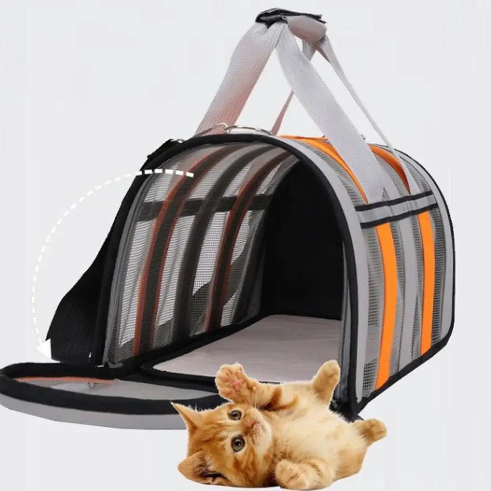 Bolsa de viaje para mascotas, equipaje aprobado por aerolíneas, bolsa de transporte para mascotas adecuada para perros, gatos y cachorros 34x24x24CM