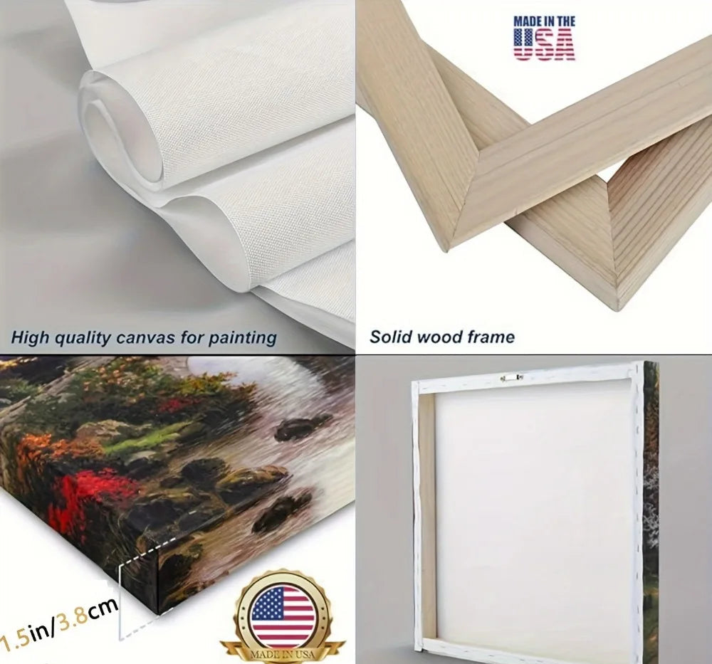 Tableau sur toile La Cène – Superbe édition noire, cadre haut de gamme et impression de haute qualité