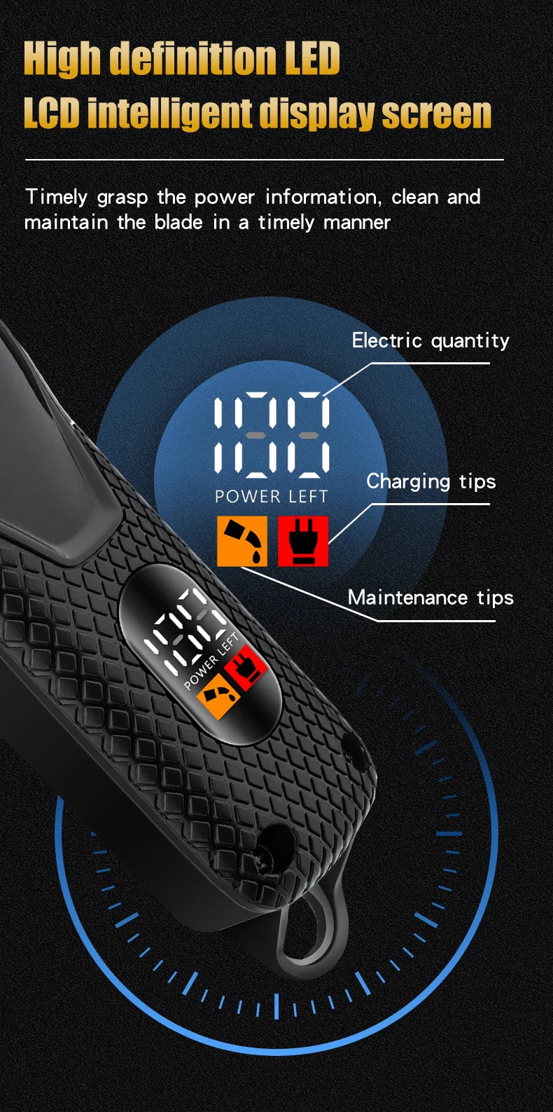 máquina cortapelos, cortadora de pelo profesional, recortadora de barba para barbería, afeitadora eléctrica para hombre, electrodoméstico