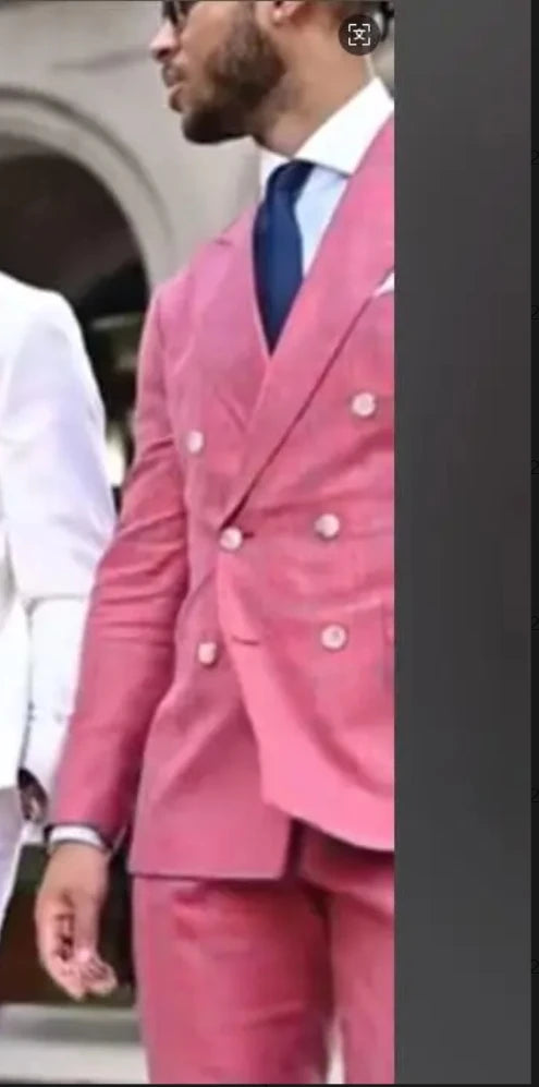Trajes para hombre ajustados de 3 piezas, chaqueta, chaleco con pantalón, esmoquin para boda