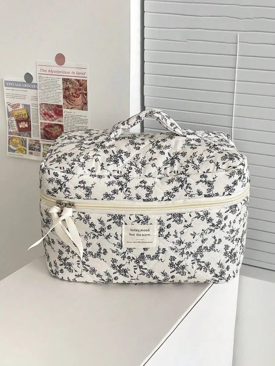 Floral Cosmetic Bag Set