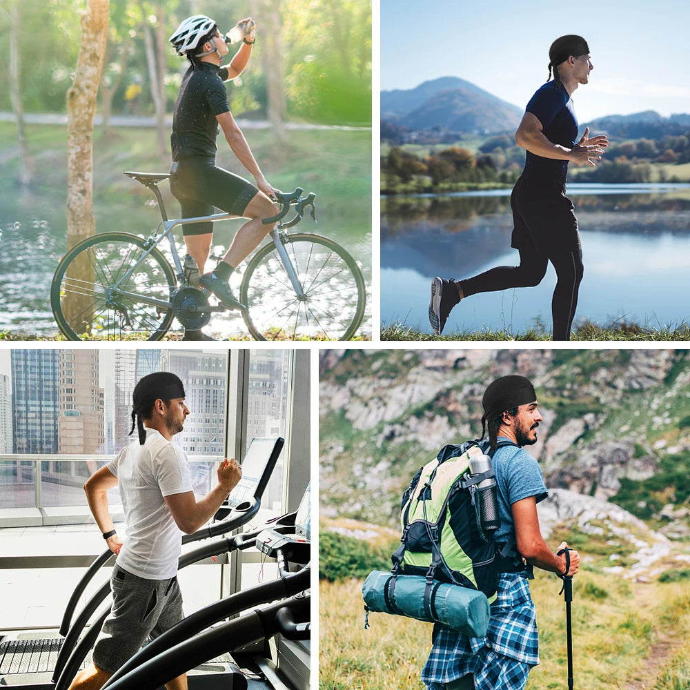 Bandeau de cyclisme – Évacue la transpiration, sèche rapidement et protège du soleil