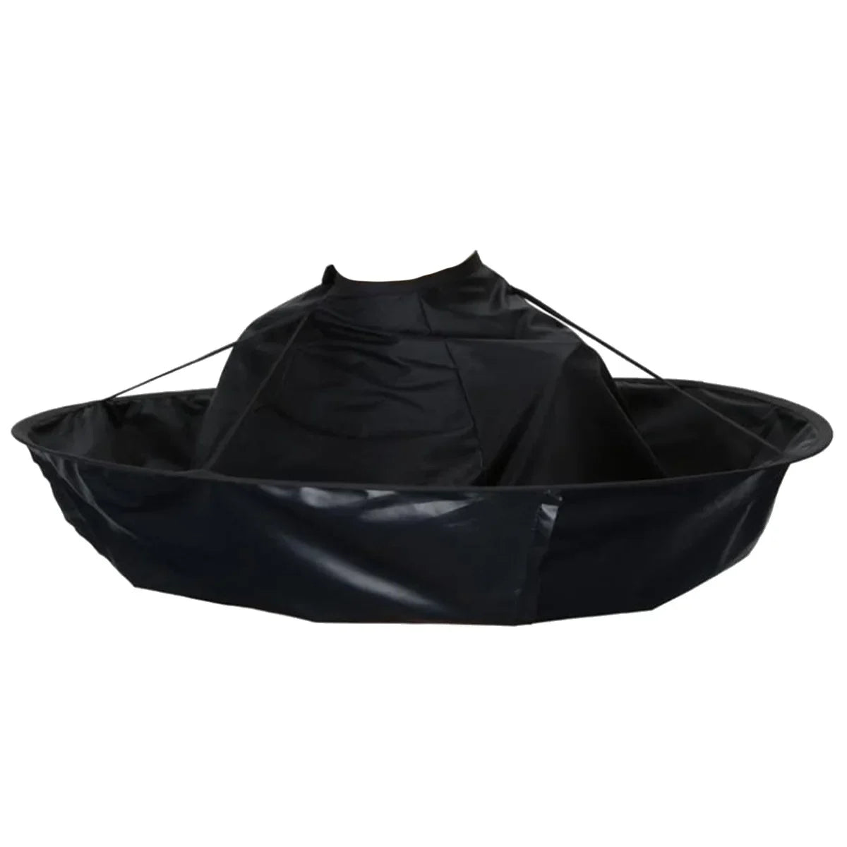 1 Capa de corte de pelo impermeable para adultos, capa de paraguas plegable, capa de peluquería para salón de peluquería en casa, cubierta de tela