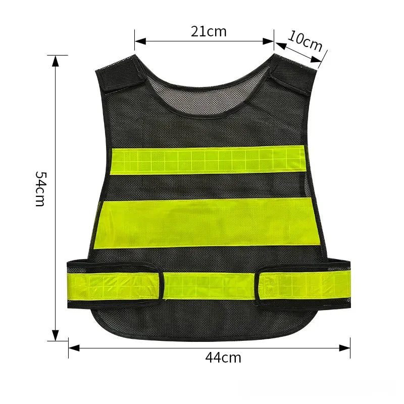 High Visibility reflective Safety Vest Workwear Executive Vest Waistcoat Jacket Indispensible Vest comfortable clothing