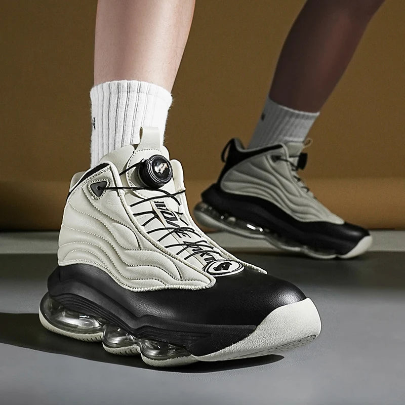 Zapatillas de Baloncesto para Hombre – Transpirables, Amortiguadas y Antideslizantes para Entrenamiento