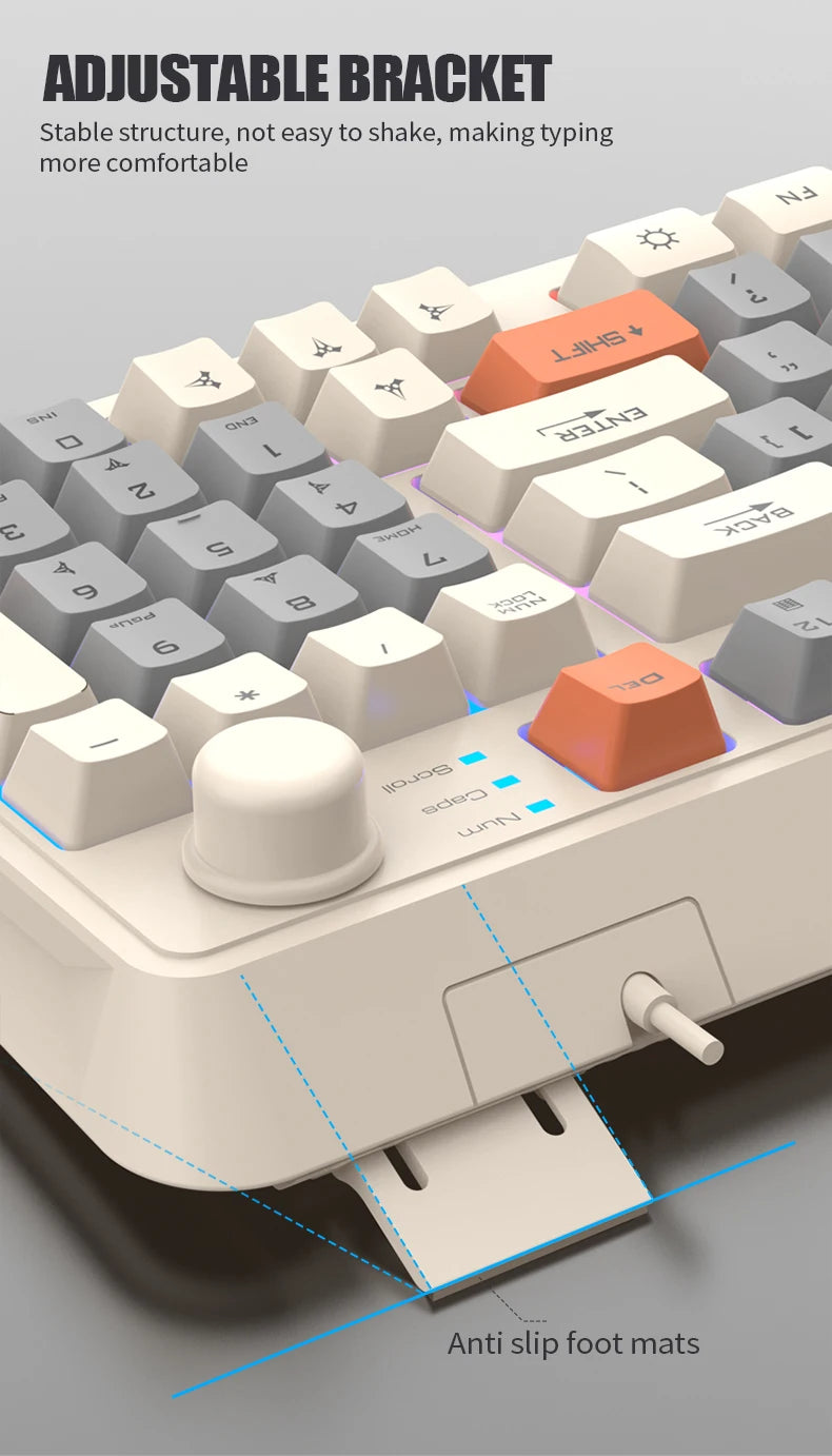 XUNFOX K82 Glow Keyboard