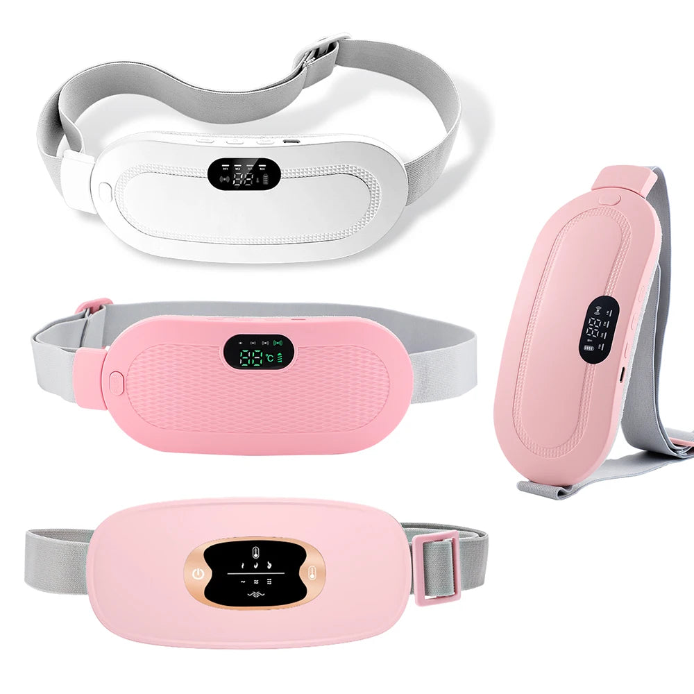 Elektrisk oppvarmende midjemassasjebelte