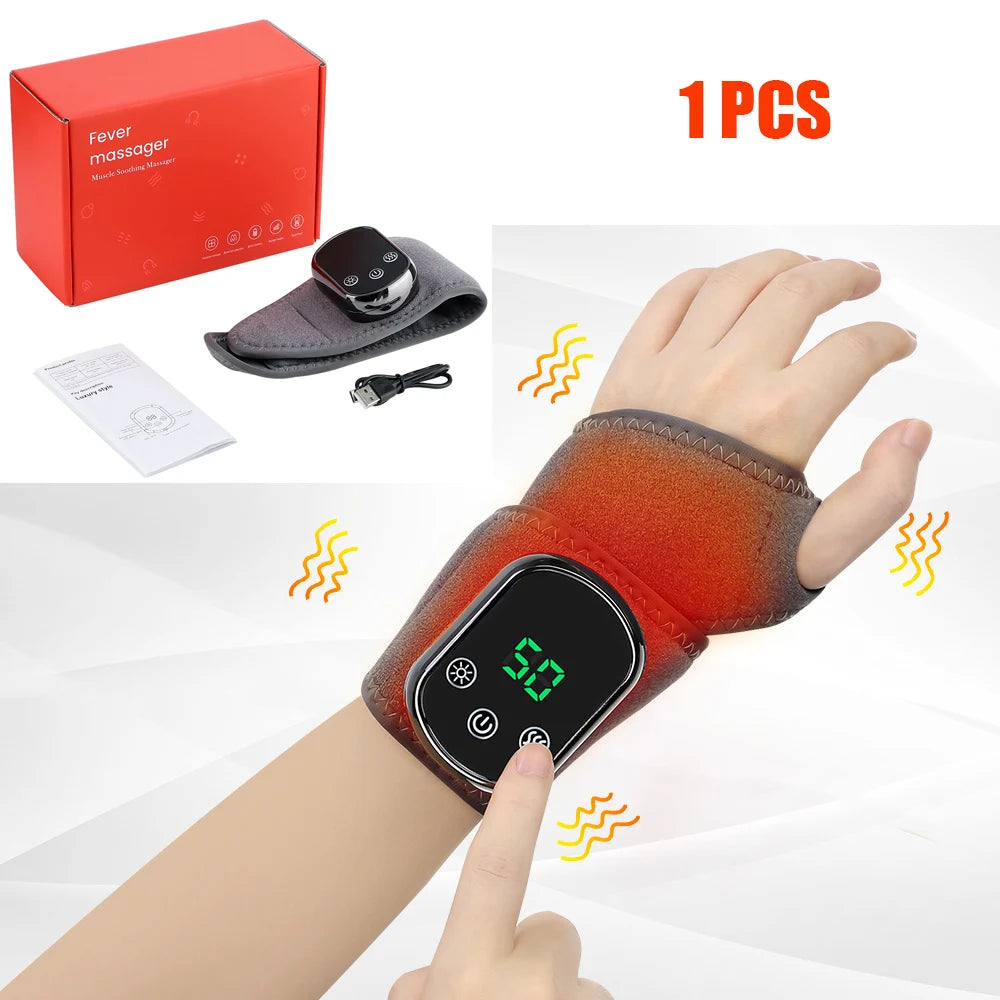 Elektrisk håndleddsmassasje med varme – varm kompress og vibrasjonsterapi