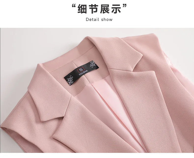 Women Pants Sets Off Shoulder Sleeveless Vest Top Female Pencil Pants Women 2 Piece Set Outfit Elegant Women's Pants Suit