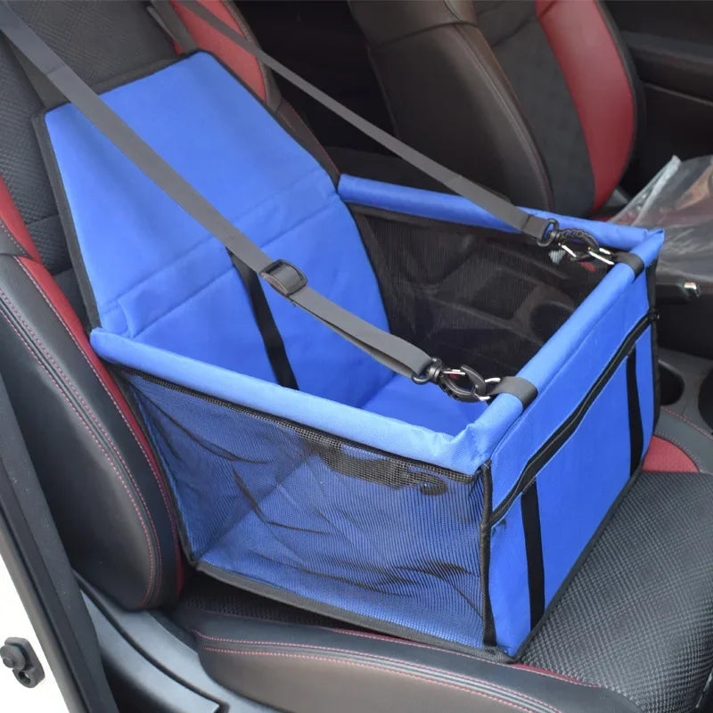 Accesorios de viaje de doble grosor Bolsas de malla colgantes plegables Suministros para mascotas Manta impermeable para perros Seguridad Bolsa de asiento de coche para mascotas