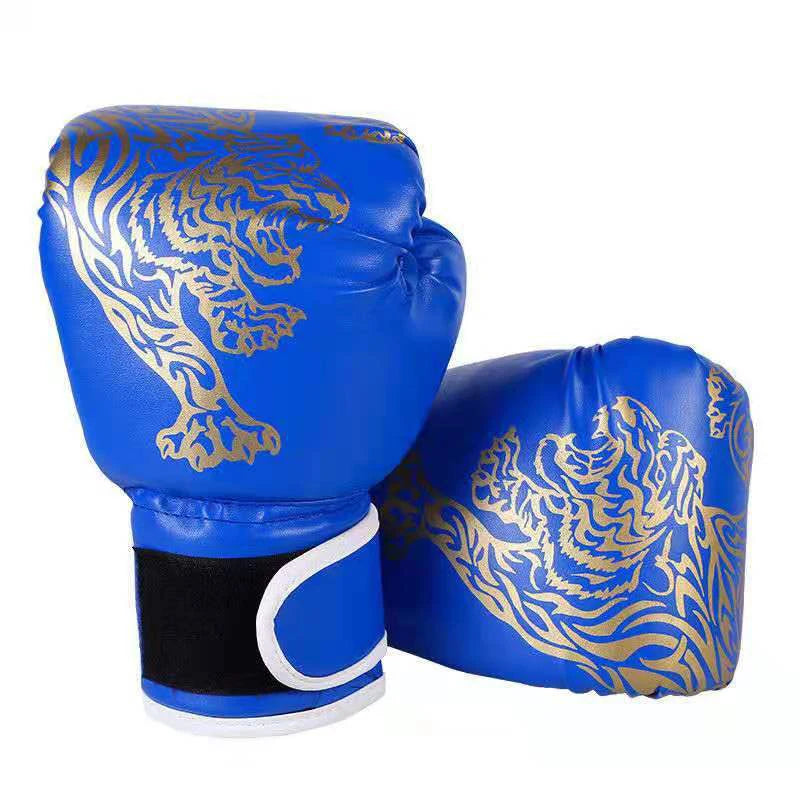 Guante de Boxeo de Cuero Kickboxing Guante Protector para Niños Entrenamiento de Golpe Sanda Suministros Deportivos Guantes de Boxeo para Niños