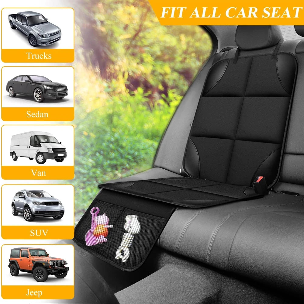 Universal Car Seat Cover Protector for Child Safety Anti-Scratch Mat Pad Waterproof Car Oxford Cushion Auto Rear Seat Protection