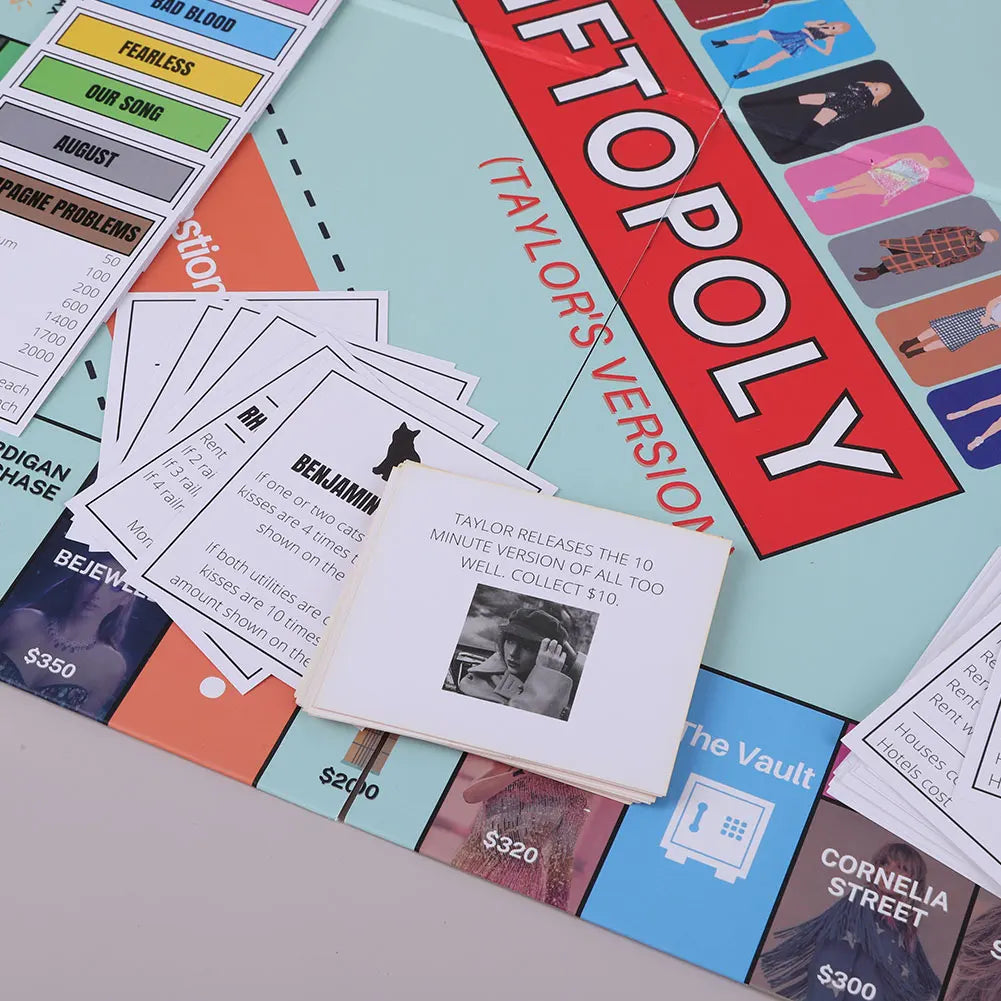 Jeu de société amusant, fête familiale, jeux d'échecs interactifs, jeu de société Swiftopoly, jeu de société interactif pour adultes