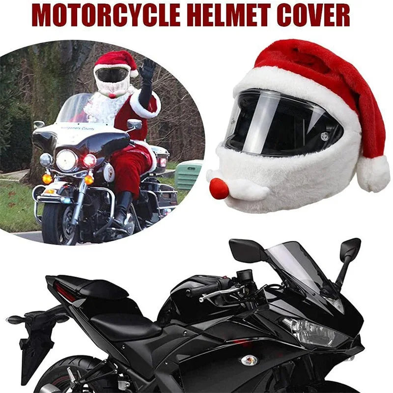 Funda para casco de motocicleta de 4 piezas, divertida, protectora, de felpa, de dibujos animados, con empalme de cabeza de Imp.