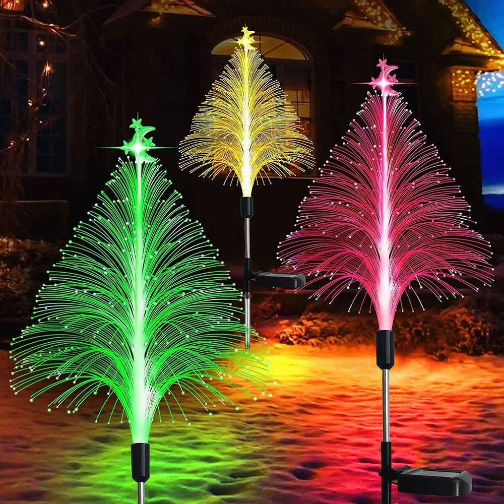 Solar LED Jellyfish Lights Outdoor Garden Decor Lawn Light 7 Color Change Waterproof Patio Yard Pathway Decor Solar Flowers Lamp