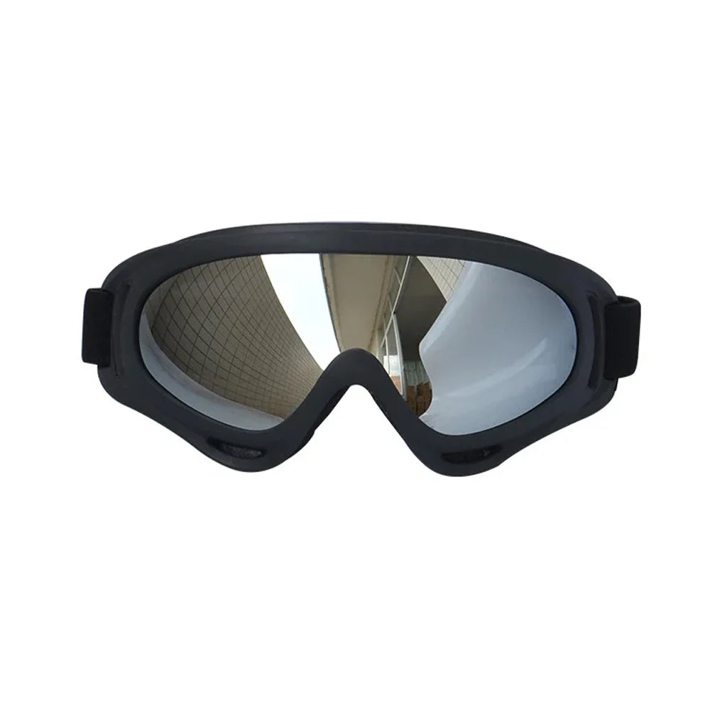 Gafas de sol UV400 para motocross, a prueba de viento, para ciclismo, esquí, con máscara bucal, máscara para casco de moto, máscara de esquí de invierno