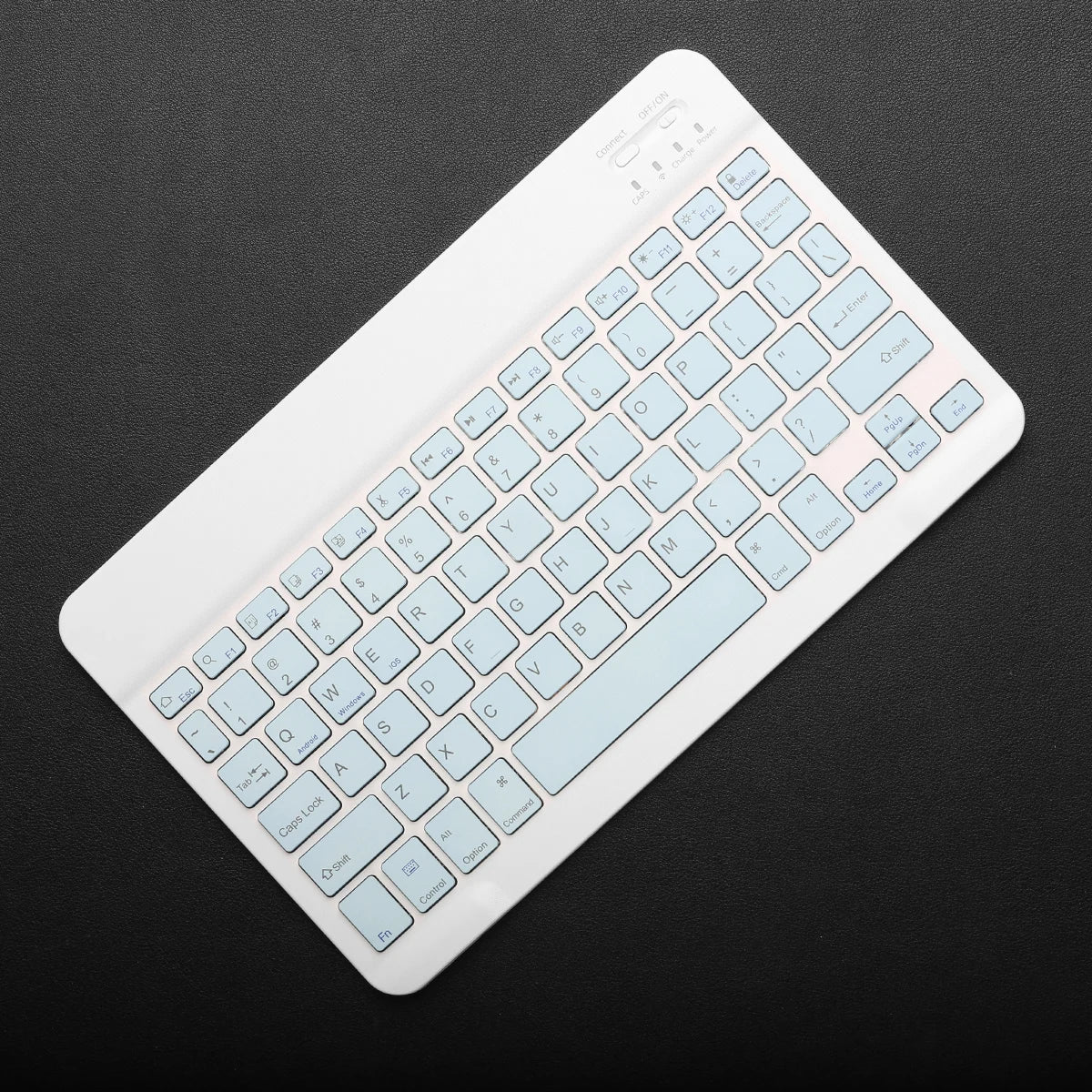 Trådløst tastatur Bluetooth-kompatibelt tastatur for Android IOS Windows Mini 78-tasters spilltastatur for PC iPad nettbretttastatur