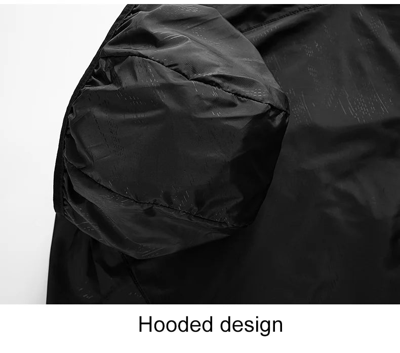 Chaqueta de senderismo JNLN para hombre y mujer, impermeable, con protección solar, cortavientos, unisex, para camping, escalada, para exteriores, impermeable, ropa portátil
