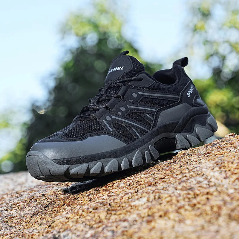 Zapatillas de Senderismo para Mujer y Hombre, Zapatos de Trekking al Aire Libre, Botas de Escalada, Acampada, Antideslizantes, Impermeables, para Caminar, Correr y Entrenar