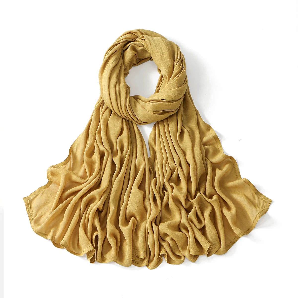 Hijabs musulmanes para mujer, pañuelos finos lisos, chales para mujer musulmana, pañuelo suave de viscosa y rayón, turbante islámico, diadema de 200x85cm