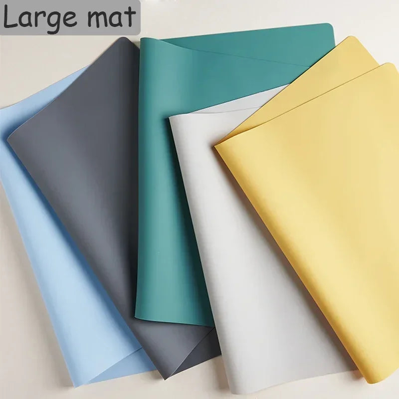 Manteles Individuales de Silicona, Manteles Individuales para Niños, Manteles Individuales Impermeables Resistentes al Calor Antideslizantes para la Mesa del Comedor, Fáciles de Limpiar