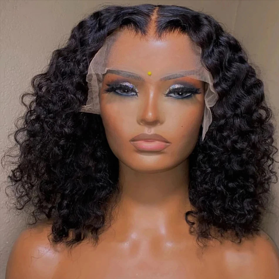 Glueless Deep Wave Bob Wig