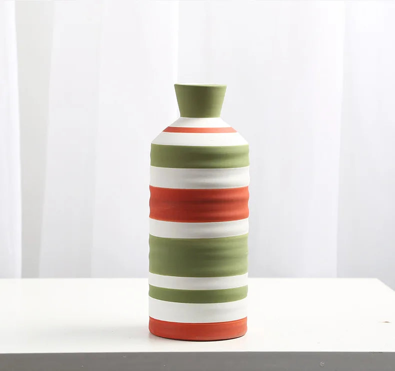 European-style ins porcelain vase decoration TV cabinet Study home decoration flowers tabletop crafts