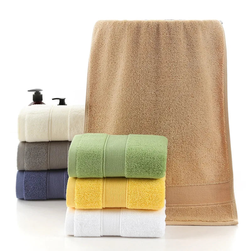 Toallas de mano y cara de algodón 100% de alta calidad para adultos, toalla de mano a cuadros para el hogar, cuidado facial, baño, deportes, toalla de algodón 34x74cm