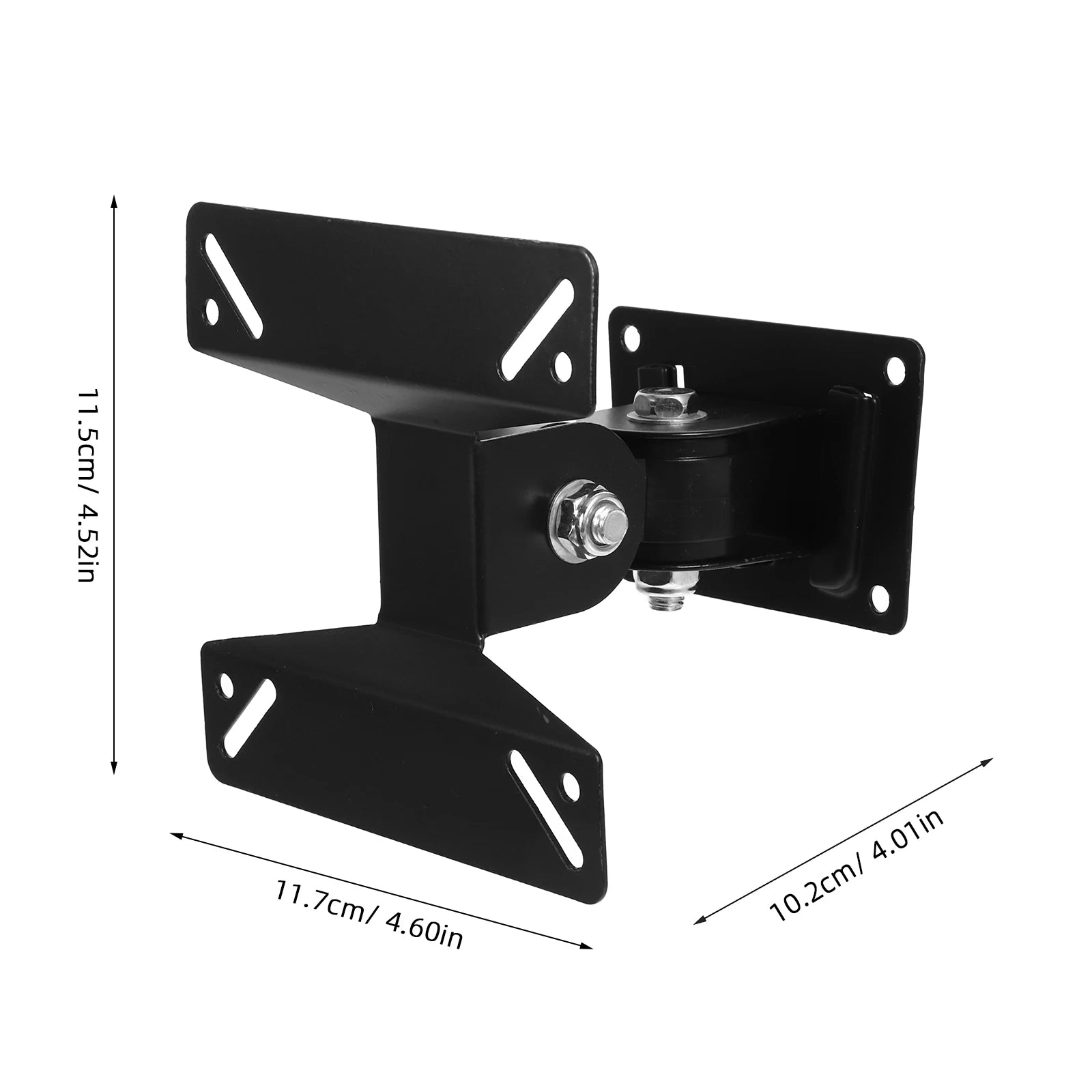 Soporte de monitor Soporte de televisión de pared Soporte de computadora ajustable para esquinas Pantalla plana giratoria