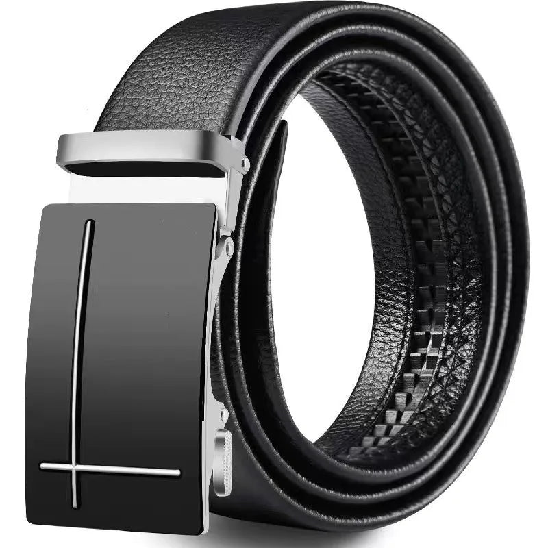 Automatic Buckle Leather Belt