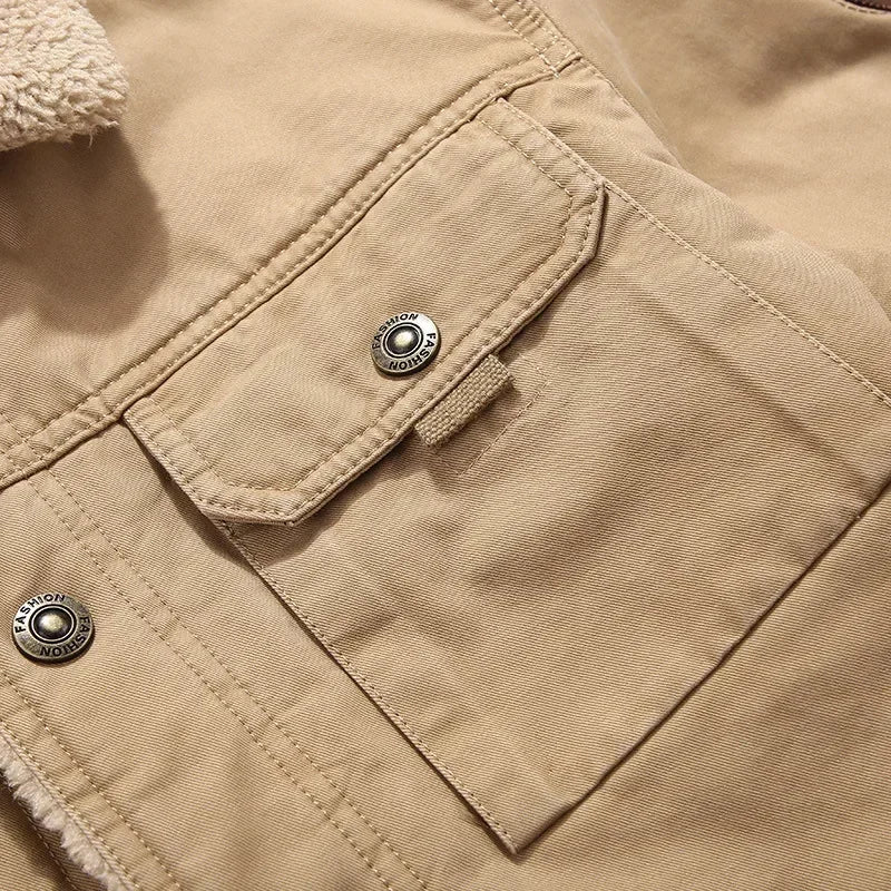 Ropa de abrigo: Chaqueta tipo bómber de forro polar, cortavientos para hombre, parkas masculinas gruesas y cálidas, chaquetas militares de invierno para hombre, abrigos con cuello de piel.