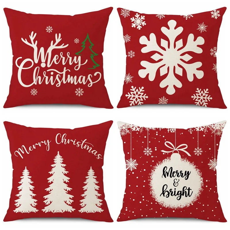 Funda de cojín Feliz Navidad – Encanto festivo para tu hogar