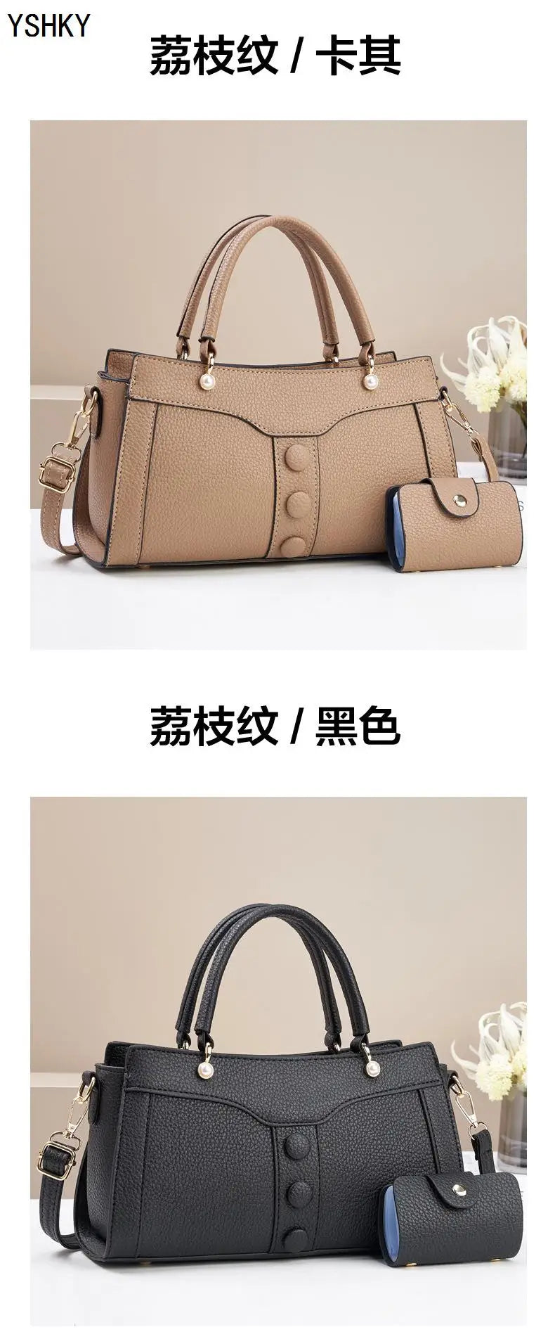 Bolso de hombro nuevo para mujer, bolso de diseñador de lujo para mujer, bolsos de mano de cuero con estampado de monograma, bolso de hombro único