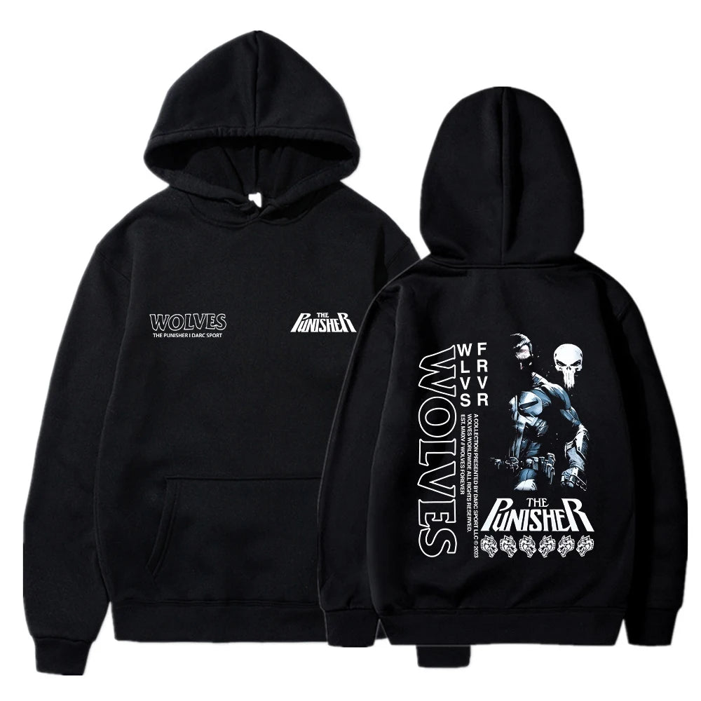 Sudadera con capucha para hombre, a la moda, cálida, con estampado gráfico, estilo Hip Hop, informal, tipo jersey, ropa de calle, para primavera y otoño, nueva