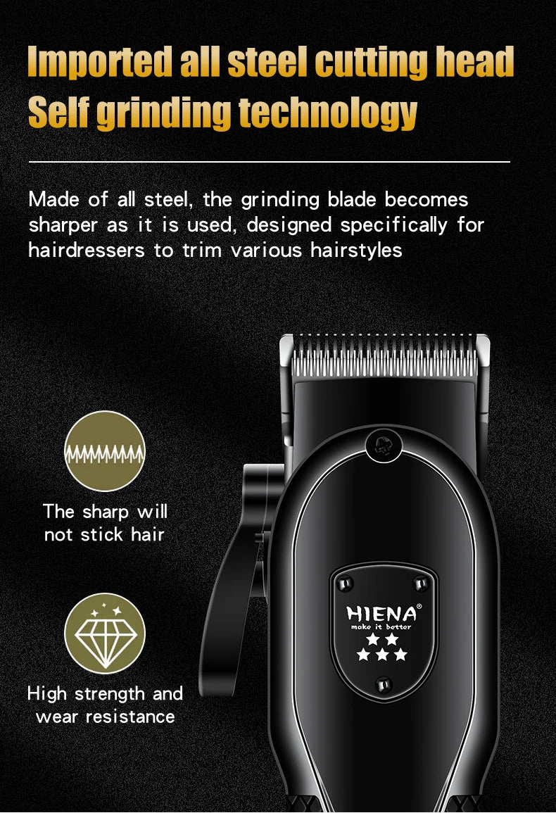 máquina cortapelos, cortadora de pelo profesional, recortadora de barba para barbería, afeitadora eléctrica para hombre, electrodoméstico