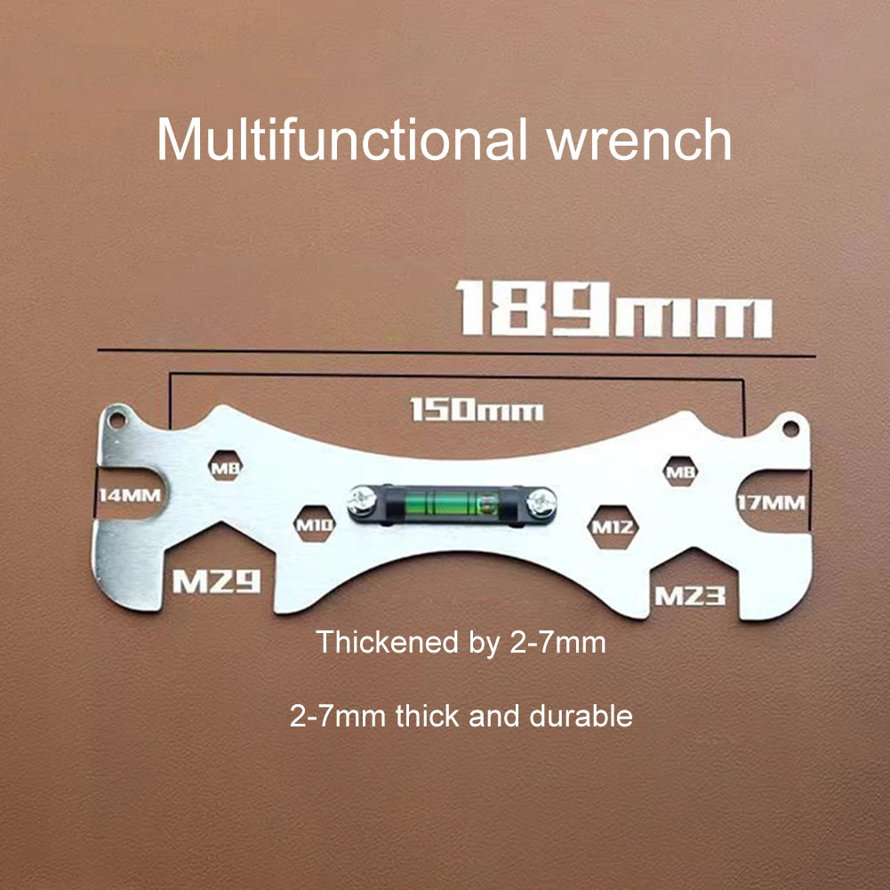 19*5,8*0,25 cm Rørleggerreparasjonsverktøy Dusjinstallasjonsverktøy Manuelt rørleggerverktøy Allsidig bruk Lett design