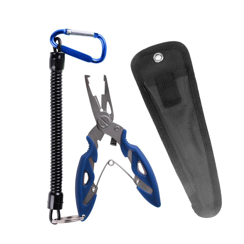 Alicates de pesca Herramientas Accesorios para bienes Alicates de aparejos Tornillo de banco Tijeras para tejer moscas Juego de trenzas Pinzas para pescado Multifunción