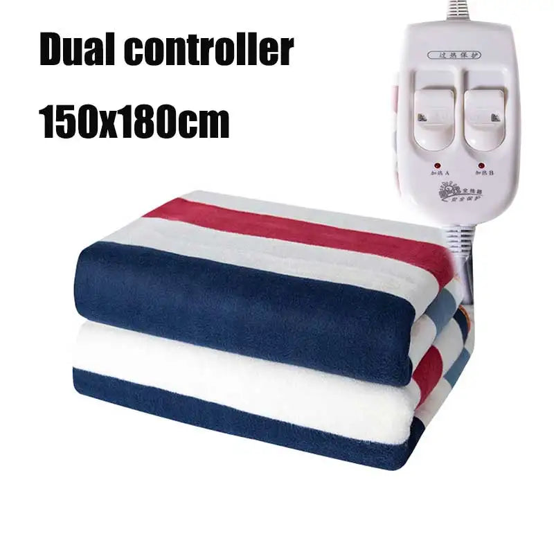 Manta eléctrica 110-220 V Calentador Manta eléctrica Control inteligente Manta calefactora eléctrica de invierno Alfombra calefactora Alfombrilla calefactable