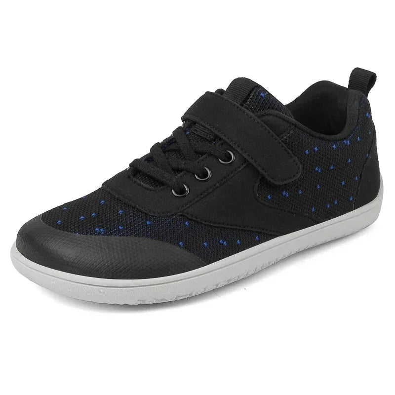 Zapatos Anchos de Niños Descalzos Zapatillas Minimalistas Niños Niñas Ligeras Antideslizantes Zapatos de Caminar para Niños Zapatillas Planas Casuales