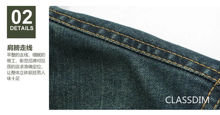 Chaquetas vaqueras para hombre, abrigos de invierno, chaquetas de jean cálidas de lana, chaquetas vaqueras azules casuales para hombre de alta calidad, abrigos vaqueros de nueva moda 5XL
