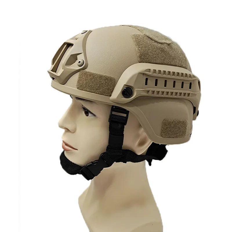 Casco protector FAST Helmet MICH2000 Airsoft MH Casco táctico Equipo de protección táctico para exteriores Paintball CS SWAT para montar