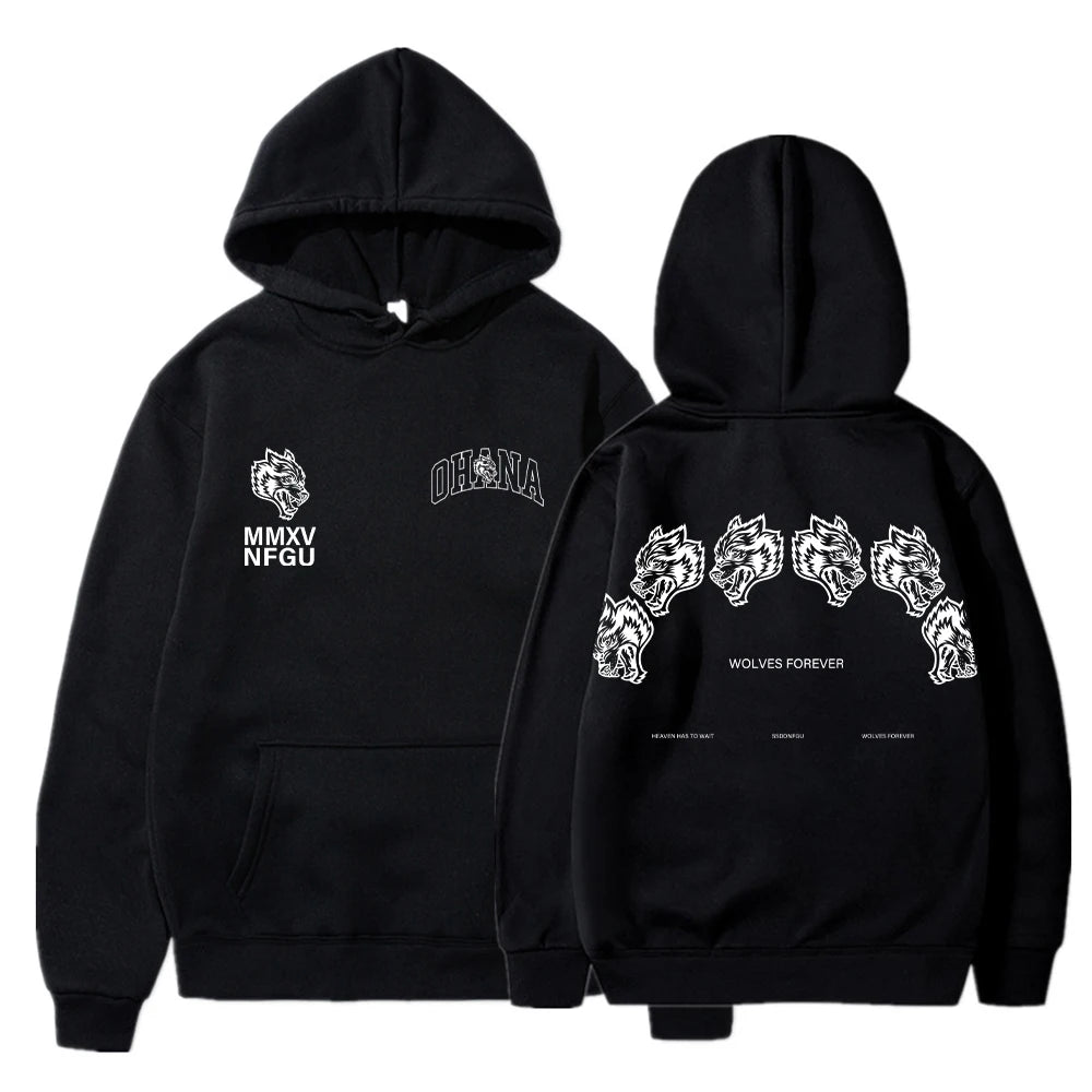 Sudadera con capucha para hombre, a la moda, cálida, con estampado gráfico, estilo Hip Hop, informal, tipo jersey, ropa de calle, para primavera y otoño, nueva