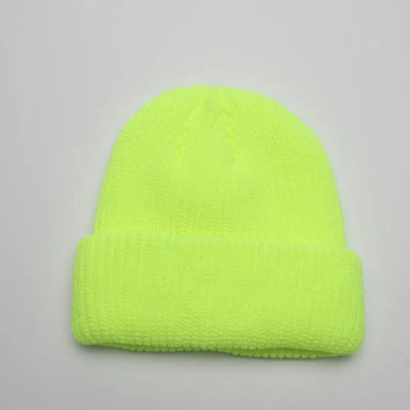 Gorros de invierno cálidos, casuales, de punto corto, estilo Hip Hop, gorro de calavera de punto elástico unisex para adultos, hombres y mujeres