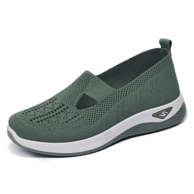 Damesko Sommer Uformelle Sneakers Pustende Netting Tykk Såle Rimelig Gratis Frakt