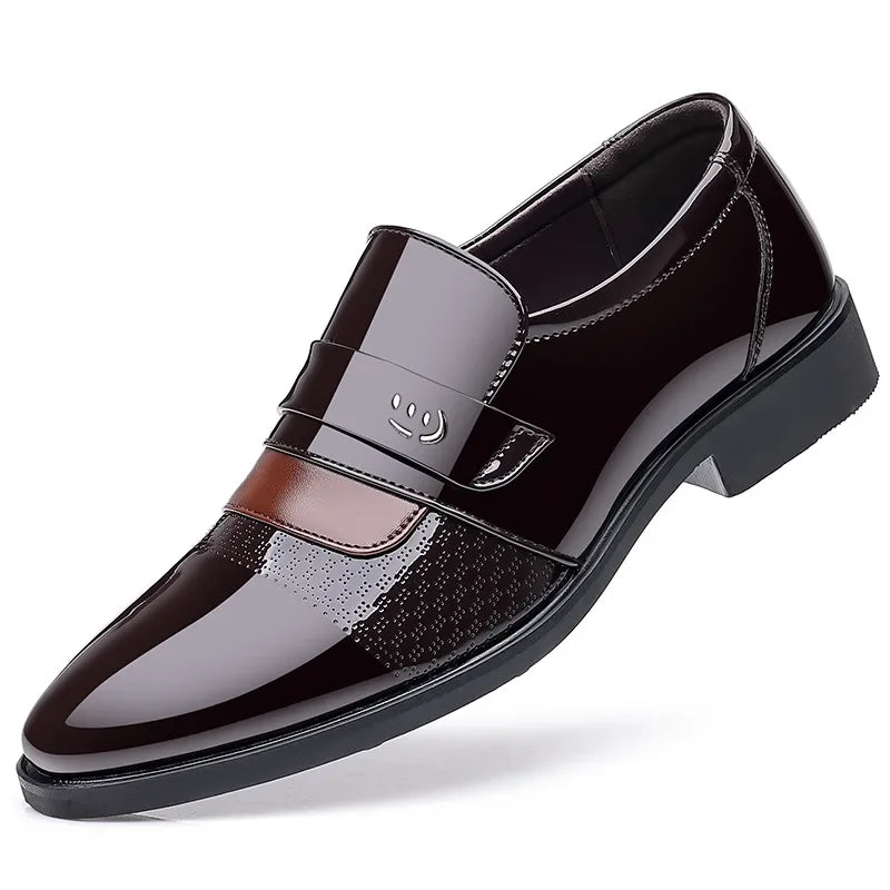Zapatos de lujo de cuero para hombre, de vestir, estilo retro, tallados, con cordones, tipo Oxford Brogue, para boda, hombre, formal, de negocios, de caballero, para oficina