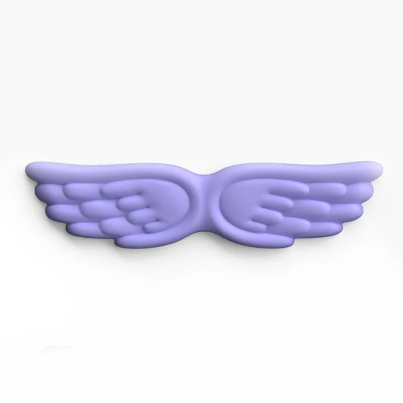 Håndleddsstøtte for mekanisk tastatur og mus Datamaskintastatur Bærbar PC Angel Wing Memory Foam-musepute Støttepute Håndleddsstøtte
