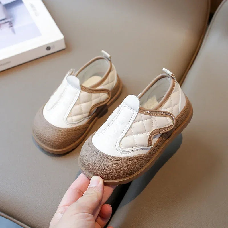 Kids Fashion Cotton Shoes Outdoor Flats Versatile Winter Children's Shoes for Boys Girls Causal Non-slip Toddlers Walking Shoes