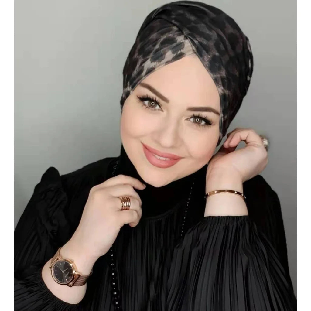 Gorro de Hiyab Musulmán Modesto – Envoltorio Instantáneo de Jersey
